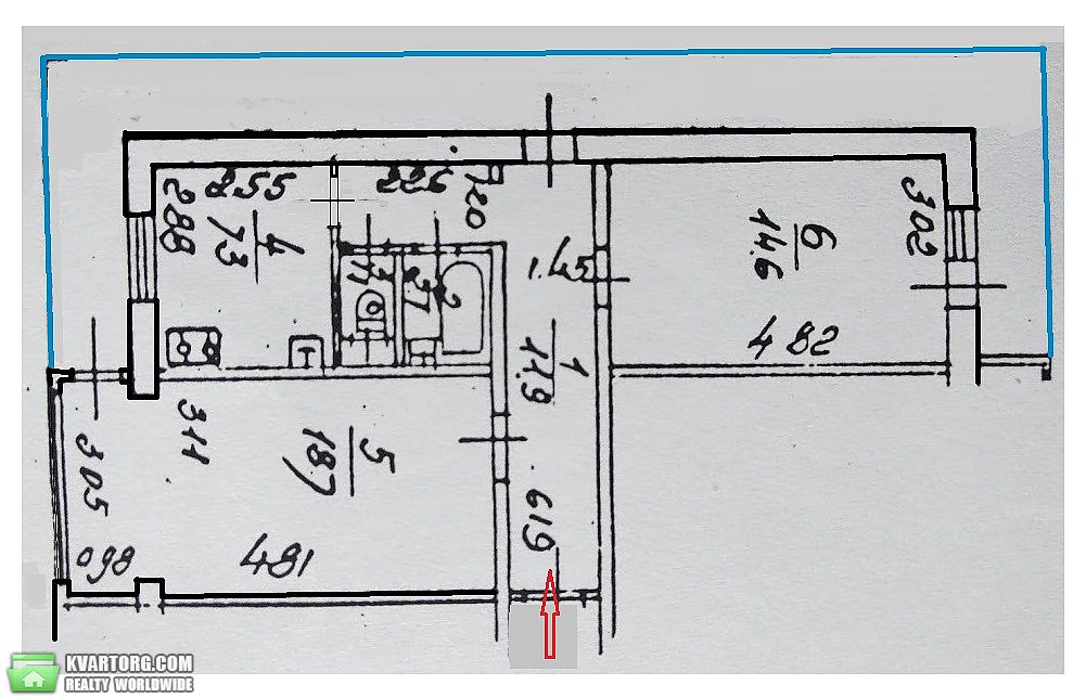 Sell 2-room apartment. Киев, Борщаговская — photo 8