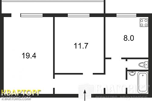 Sell 2-room apartment. Киев, Кудряшова — photo 1