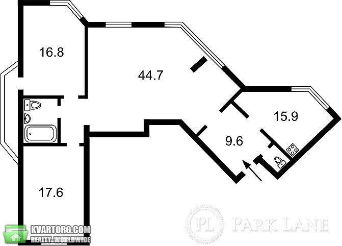 Rent out 3-room apartment. Киев,  Вильямса — photo 2
