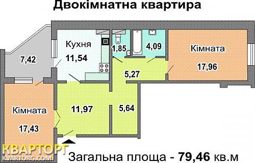 Sell 2-room apartment. Киев, Лесковская — photo 1