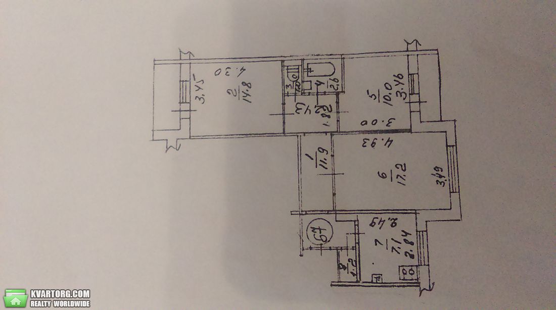 Sell 3-room apartment. Киев,  Лятошинского — photo 1