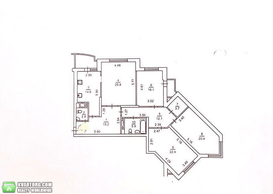 Sell 3-room apartment. Киев, Княжий Затон — photo 4