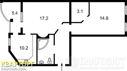 Sell 2-room apartment. Киев, Туровская — photo 3