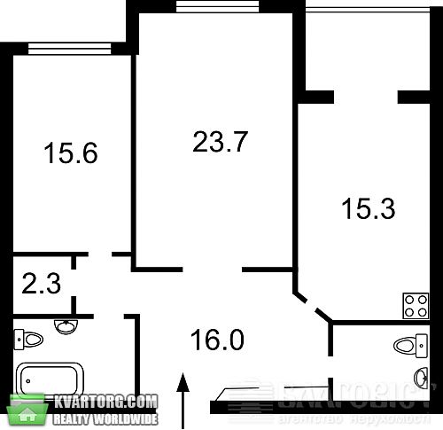 Sell 2-room apartment. Киев, Краснозвездный пр — photo 2