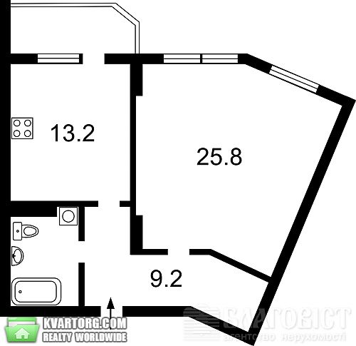 Sell 1-room apartment. Киев, Ломоносова — photo 3