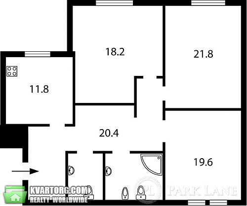 Sell 3-room apartment. Киев, Лабораторная — photo 3