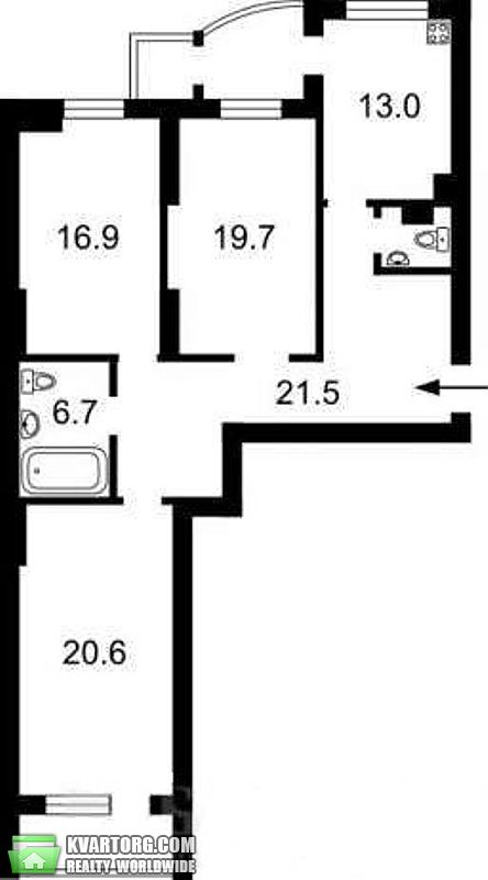 Sell 3-room apartment. Киев,  Ахматовой — photo 2