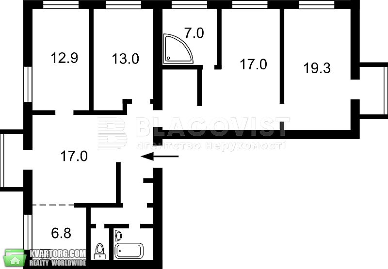 Sell 4-room apartment. Киев, Иоана Павла — photo 3