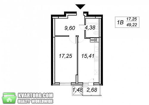 Sell 1-room apartment. Киев,  Ясиноватский пер — photo 2