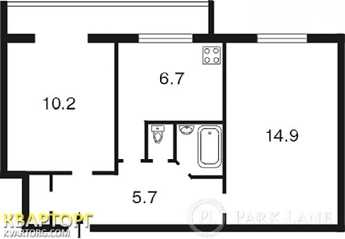 Sell 2-room apartment. Киев,  Окипной — photo 3