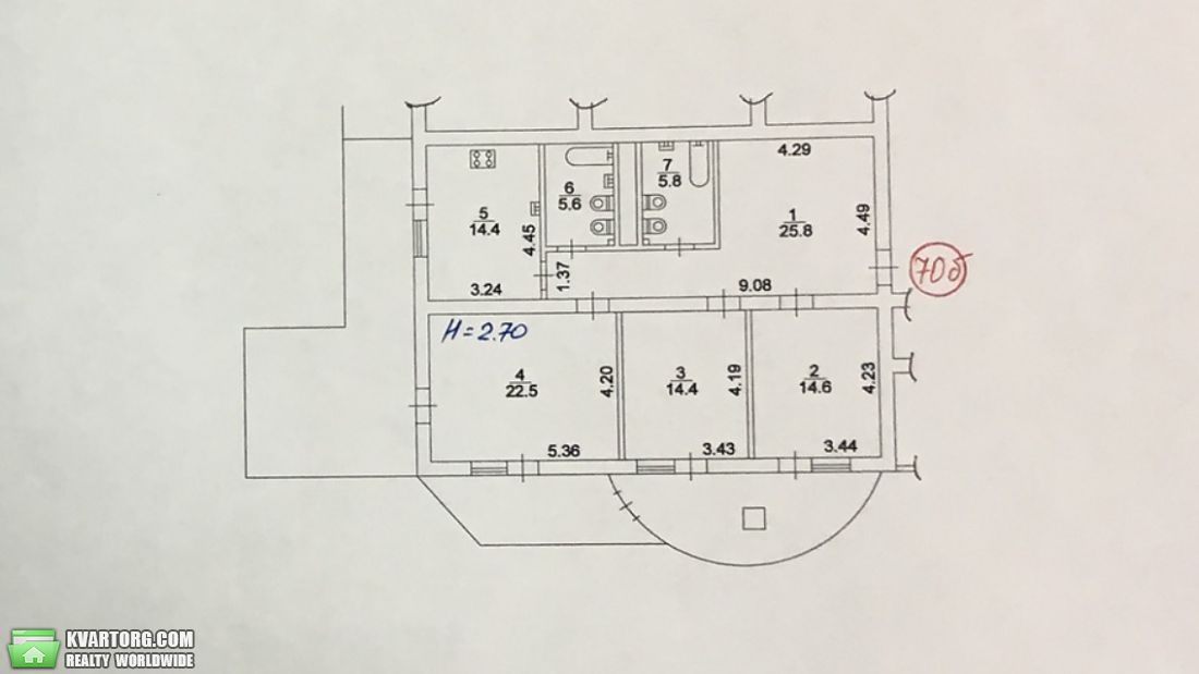 Sell 3-room apartment. Киев,  Героев Сталинграда пр — photo 7
