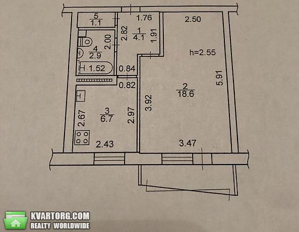 Sell 1-room apartment. Киев,  Гусовского — photo 2