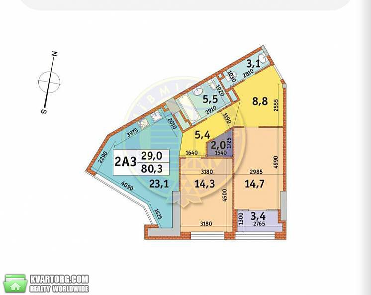 Sell 2-room apartment. Киев, пр. Победы — photo 2