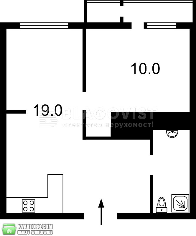 Rent out 2-room apartment. Киев,  Герцена — photo 7