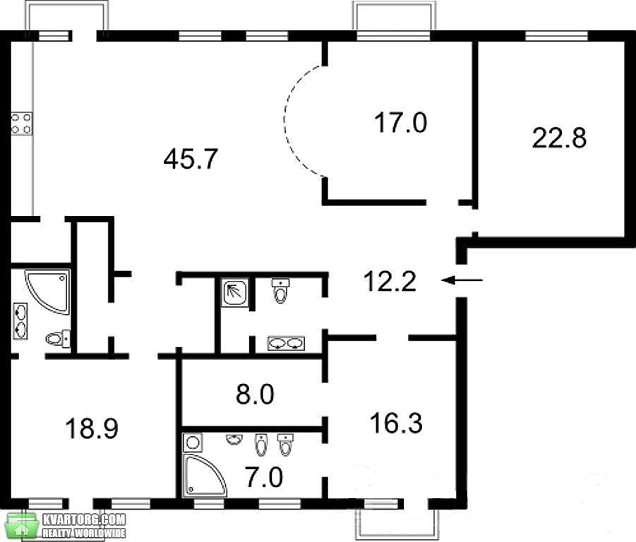 Rent out 4-room apartment. Киев,  Никольско-Ботаническая — photo 9