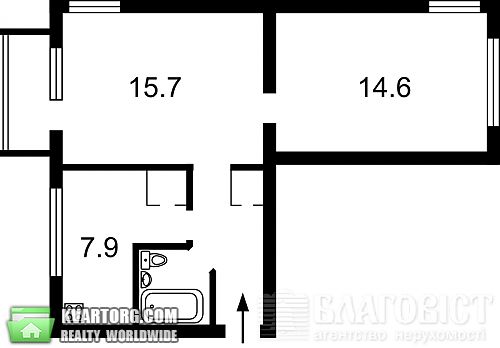 Sell 2-room apartment. Киев, Верховного Совета бул — photo 2