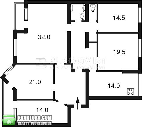Rent out 5-room apartment. Киев,  Нижний Вал — photo 8