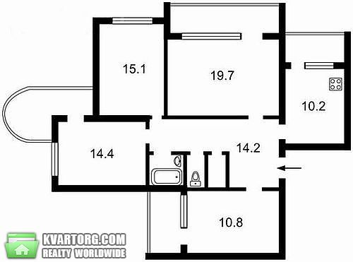 Sell 4-room apartment. Киев,  Окипной — photo 3