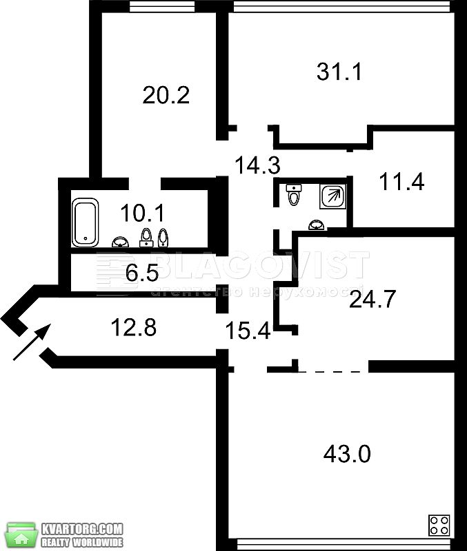 Sell 3-room apartment. Киев,  Ирининская — photo 1