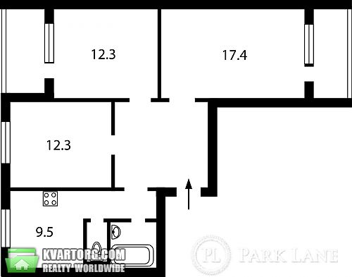 Sell 3-room apartment. Киев, Сабурова — photo 2