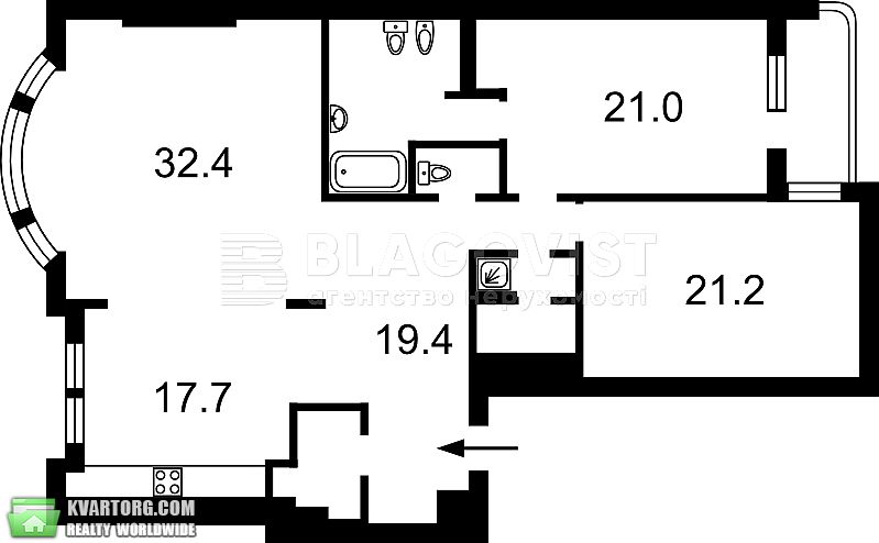 Sell 2-room apartment. Киев,  Ветрова — photo 1