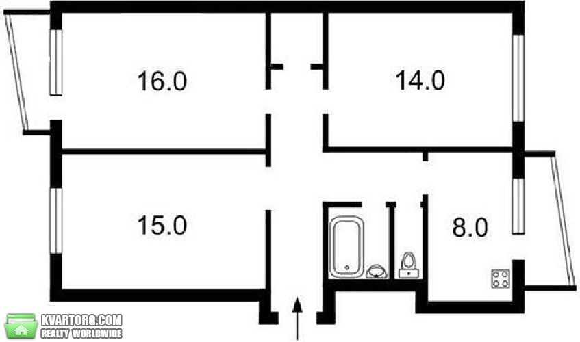Sell 3-room apartment. Киев,  Героев Сталинграда пр — photo 6