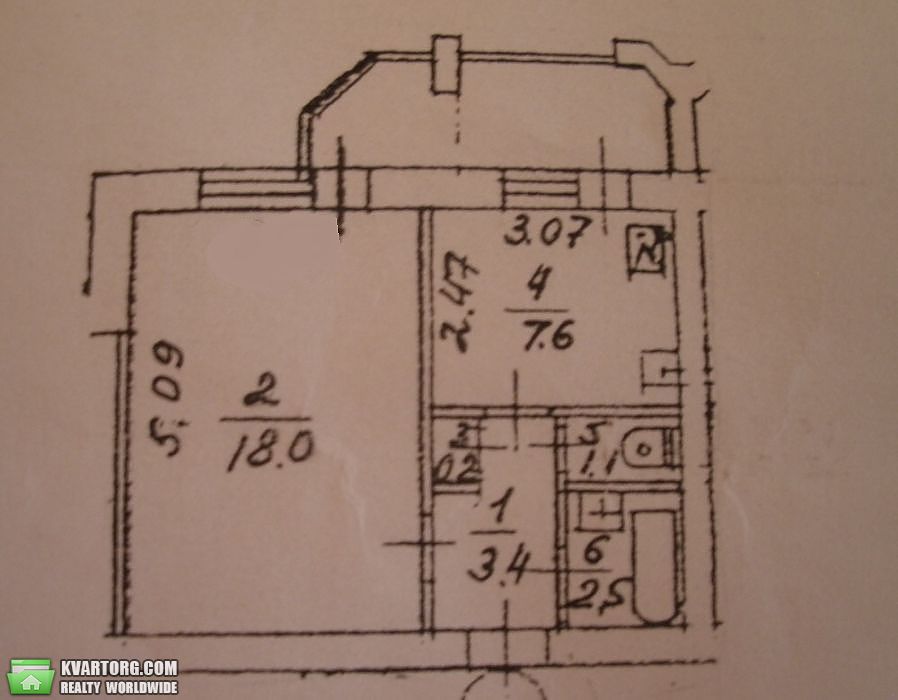 Sell 1-room apartment. Киев,  Садовского — photo 6