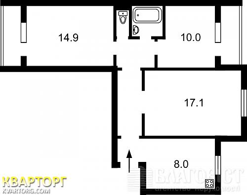 Sell 3-room apartment. Киев,  Вербицкого — photo 2