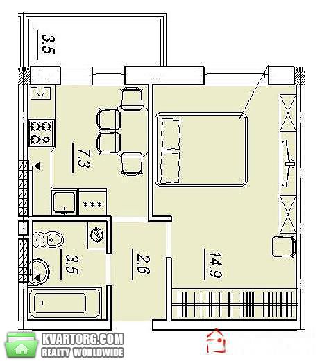 Sell 1-room apartment. Одесса, Люстдорфская дорога — photo 1