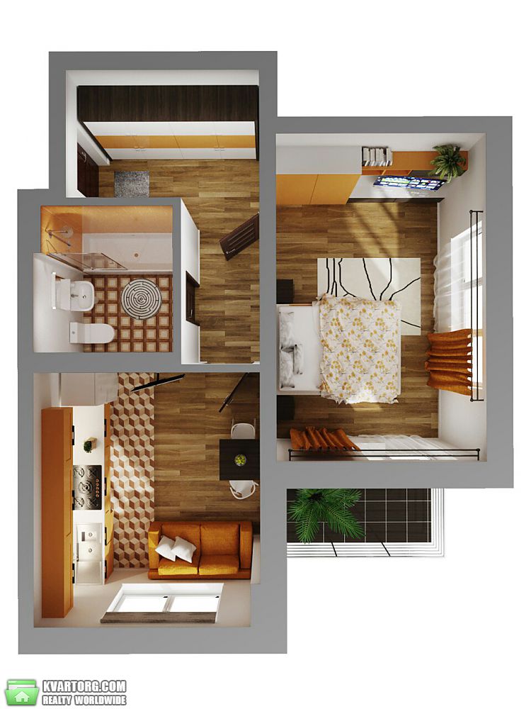 Sell 1-room apartment. Киев,  Ушинского — photo 1