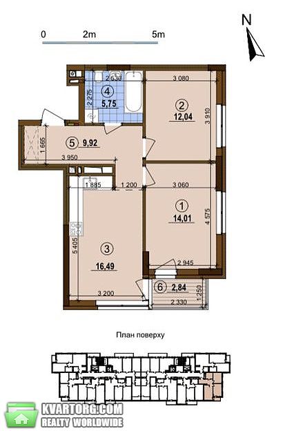 Sell 2-room apartment. Киев,  Правды пр — photo 3