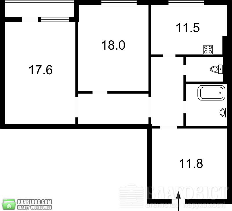 Sell 2-room apartment. Киев, Данченко Сергея — photo 3