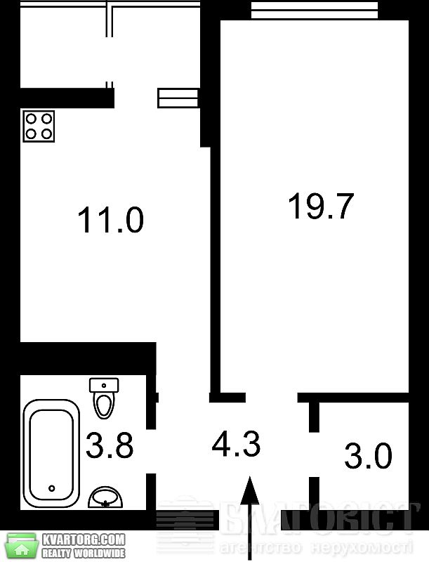 Sell 1-room apartment. Киев,  Подвысоцкого — photo 6