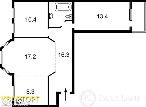 продам 3-комнатную квартиру. Киев,  Юрковская - фото 2