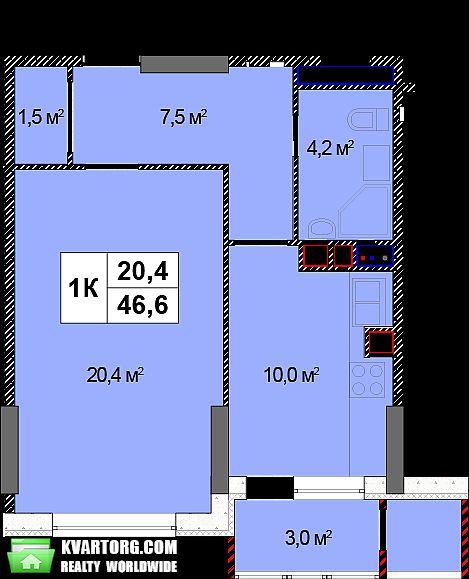 Sell 1-room apartment. Киев,  Механизаторов — photo 10