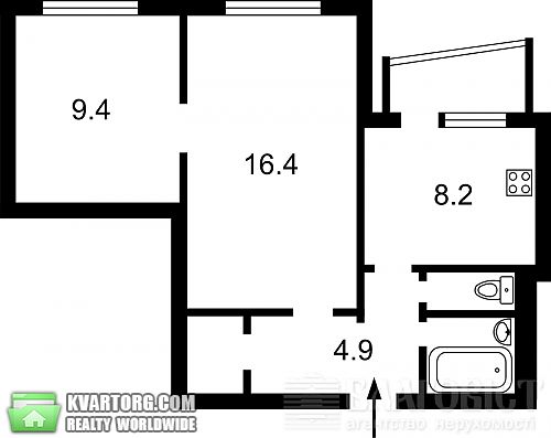 Sell 2-room apartment. Киев, Приозерная — photo 2