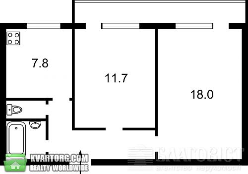 Sell 2-room apartment. Киев, Гайдай — photo 6