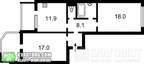 Sell 2-room apartment. Киев, Лисковская — photo 3
