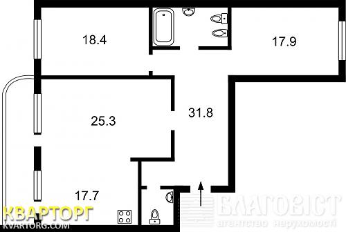 Sell 3-room apartment. Киев,  Ахматовой — photo 2
