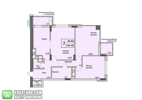 Sell 3-room apartment. Киев,  Драгомирова — photo 2