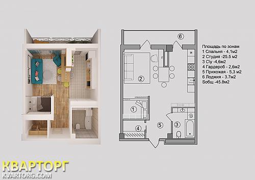 Sell 1-room apartment. Днепропетровск, Евпаторийская — photo 1