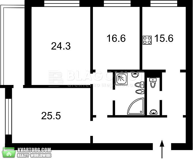 Sell 3-room apartment. Киев,  Героев Сталинграда пр — photo 9