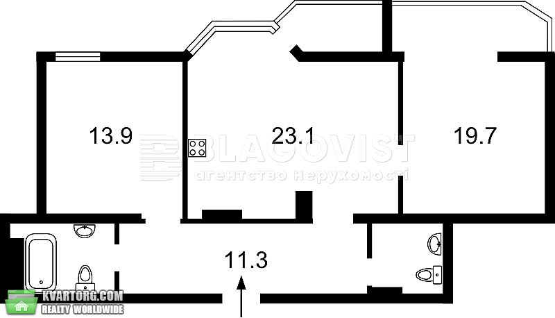 Sell 2-room apartment. Киев, ул. Коперника — photo 7