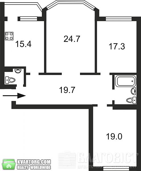продам 3-комнатную квартиру. Киев,  Григоренко пр - фото 10