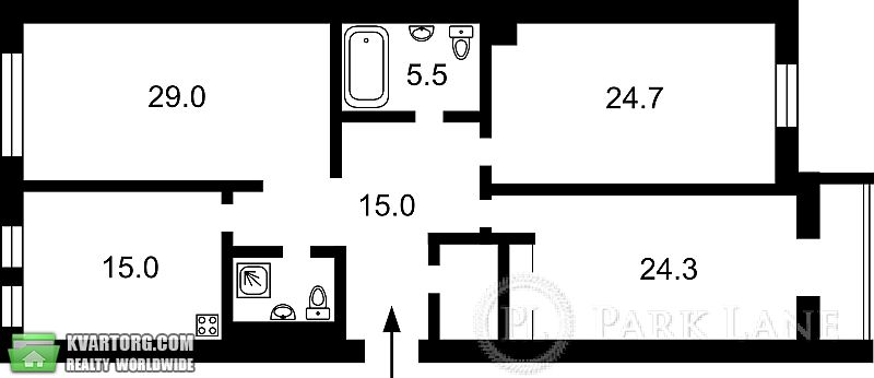 Sell 3-room apartment. Киев,  Щорса — photo 2