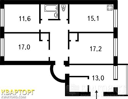 Sell 3-room apartment. Киев,  Святошинская пл — photo 5