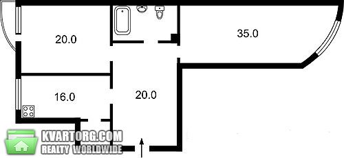 Sell 2-room apartment. Киев, Горького — photo 3