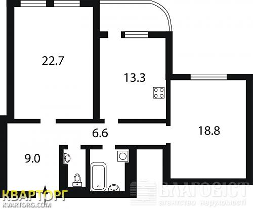 Sell 2-room apartment. Киев,  Ахматовой — photo 2