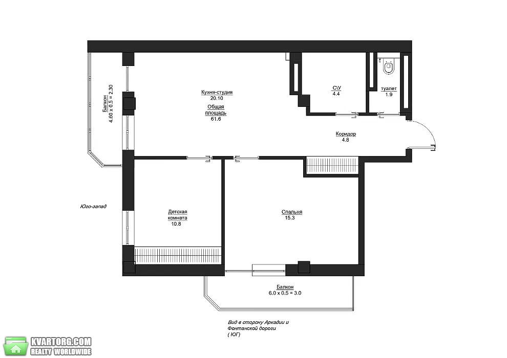 Sell 2-room apartment. Одесса,  Солнечная — photo 6
