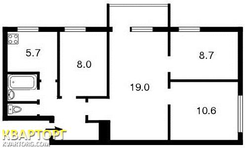 продам 4-комнатную квартиру. Киев,  Метрологическая - фото 6